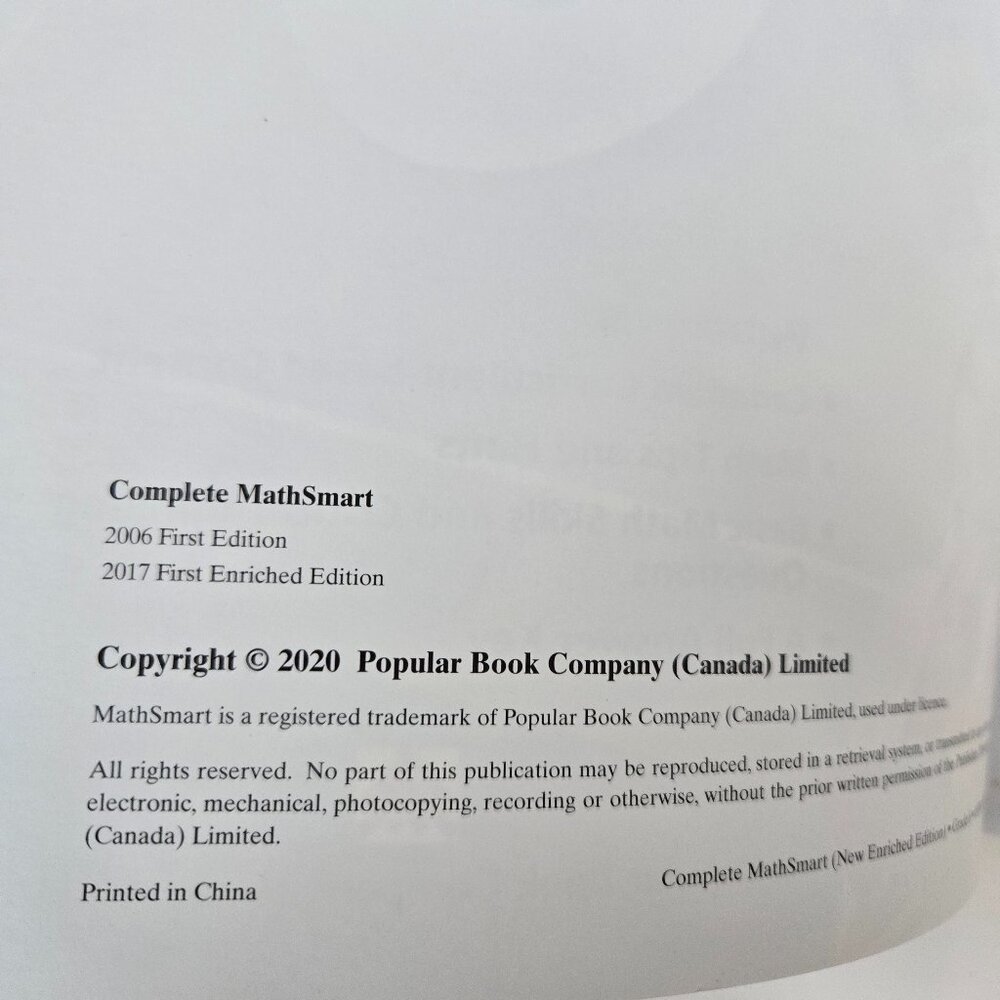 Complete Math Smart Grade 8, Trade Paperback - Picture 4 of 5